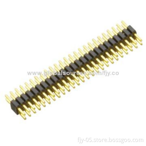 1.0*1.0mm Pin Header Dual Row Straight
